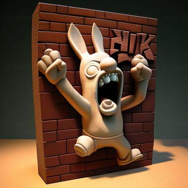 3D модель Гра Raving Rabbids Alive and Kicking (STL)